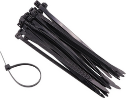 Nature Kabelbinder 15cm antraciet 25st