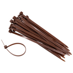 Nature Kabelbinder 15cm chocobruin 25st