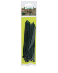 Nature Kabelbinder 15cm groen 25st