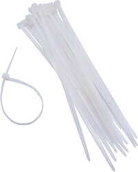 Nature Kabelbinders nylon transparant 15cm - 25 stuks - afbeelding 1