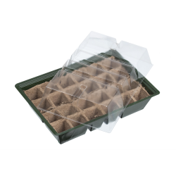 Nature - Kweekkas - Met Turfpotplaat - Klein - H14 x 33 x 23cm - afbeelding 4