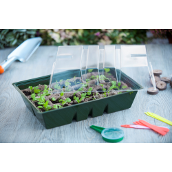 Nature - Kweekkas - Met Turfpotplaat - Klein - H14 x 33 x 23cm - afbeelding 5