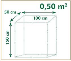 Nature Mini-tomatentuinkas h150 x 100 x 50cm - afbeelding 3