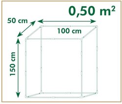 Nature Mini-tomatentuinkas h150 x 100 x 50cm - afbeelding 3