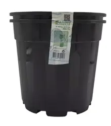 Nature plantcontainer (Pot) Zwart 4,5L H18,9 x Ø21cm-2x - afbeelding 1