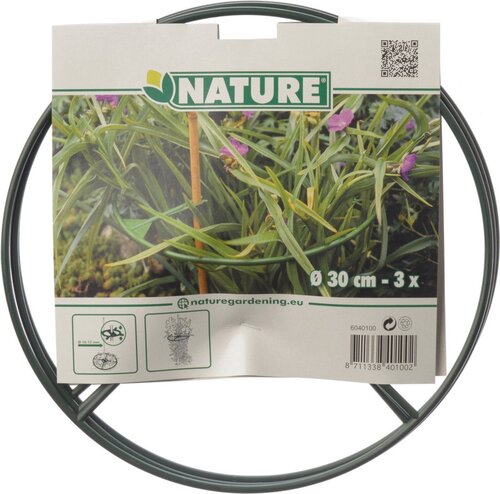 Nature Plantensteun rond groen Ø30cm - 3 stuks - afbeelding 1