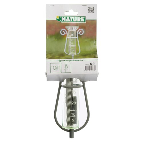 Nature regenmeter kunststof met steel  - afbeelding 1