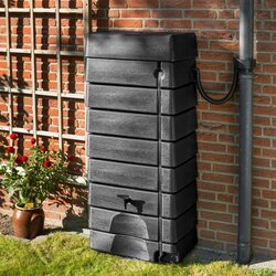 Nature regentank H134,5x58,5x39,5cm 276L antraciet - afbeelding 4