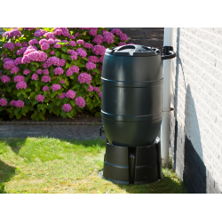 Nature - Regenton - Rond - Kunststof - Groen - 120 L - H81 x Ø50cm - afbeelding 3
