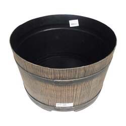 Nature regentonstandaard houtlook H28,5xØ45cm  - afbeelding 3