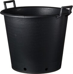 Nature ritzi plantcontainer (Pot) Met Handgrepen Zwart 30L H32 x Ø36cm - afbeelding 1