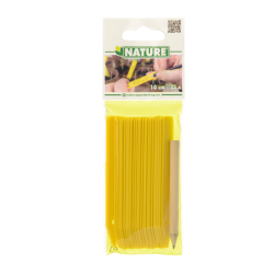 Nature steeketiketten geel H10cm - 25 stuks - afbeelding 1