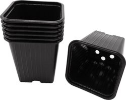 Nature Stekpotjes Plastic H9,5 x 9 x 9cm - 7 stuks - afbeelding 1