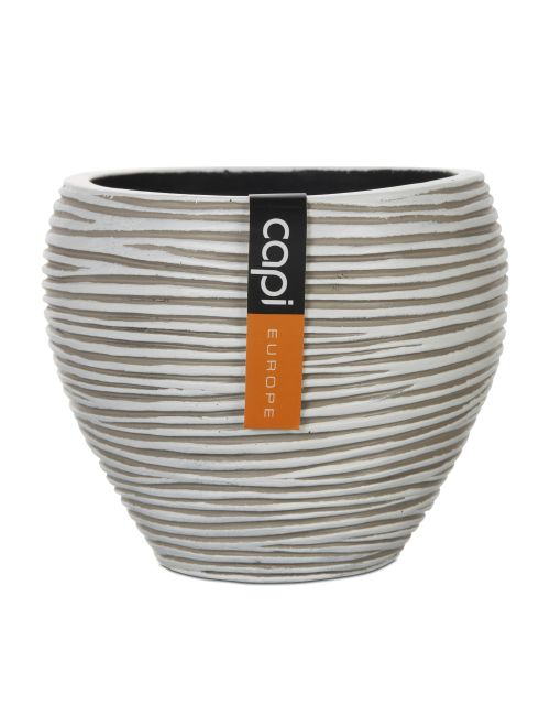 Capi Nature Vase Tapered Round Rib Indoor