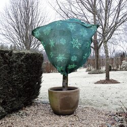 Nature winterafdekhoes jute Ø 75cm x H 100cm groen - afbeelding 3