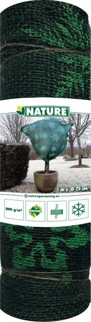 Nature winterafdekhoes jute Ø 75cm x H 100cm groen - afbeelding 1