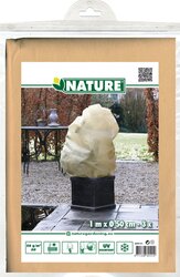 Nature winterafdekhoes met koord Ø50cm x H1m beige 3 stuks - afbeelding 1