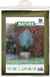 Nature winterafdekhoes met koord Ø75cm x H150cm groen 2 stuks - afbeelding 1
