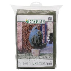 Nature winterafdekhoes met koord en ritssluiting Ø150cm groen