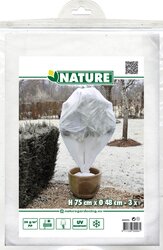 Nature wintervliesafdekhoes Ø48cm x H75cm wit 3 stuks - afbeelding 1