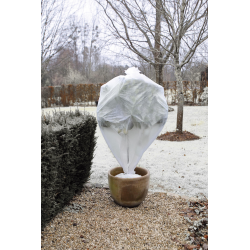 Nature wintervliesafdekhoes Ø64cm x 10m wit - afbeelding 4