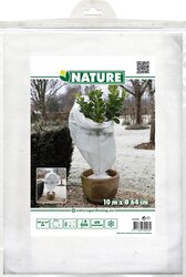 Nature wintervliesafdekhoes Ø64cm x 10m wit - afbeelding 1