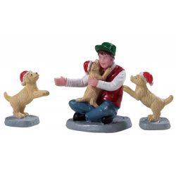 Lemax New Puppies, Set Of 3 - afbeelding 1