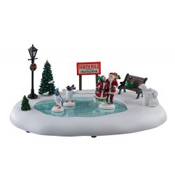 Lemax North Pole Skating Rink,  B/O (4.5V) - afbeelding 1
