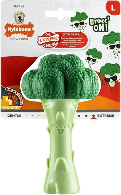 Nylabone Kauwbot giant broccoli bac&cheese l