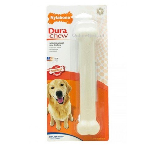 Nylabone Kauwbot giant gator tail chicken l