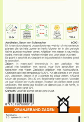 OBZ Aardbeien Baron von Solemacher - afbeelding 2