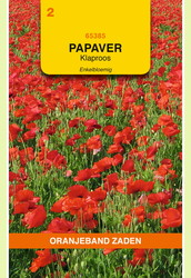 OBZ Papaver, Klaproos enkelbloemig (gewone) - afbeelding 1