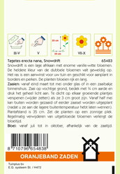 OBZ Tagetes, Afrikaan Snowdrift - afbeelding 2