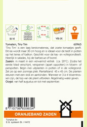 OBZ Tomaten Tiny Tim Kers- Balkontomaten - afbeelding 2