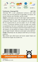 OBZ Tuinbonen Driemaal Wit, 250g - afbeelding 2