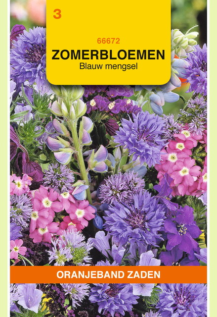 OBZ Zomerbloemen mengsel, blauw - afbeelding 1