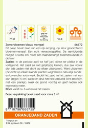 OBZ Zomerbloemen mengsel, blauw - afbeelding 2