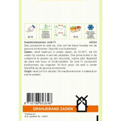 Oranjeband®  Snack Komkommer Iznik F1 - afbeelding 2