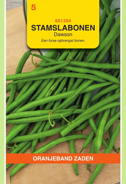 Oranjeband Zaden stamslabonen dawson 25g