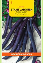 Oranjeband Zaden stamslabonen purple queen 25g
