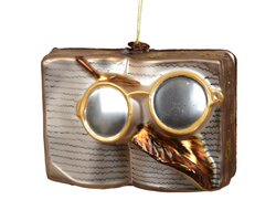 Decoris Boek glas with glasses