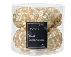 Orn.glas denappel d5h7cm wlwt 6st - afbeelding 2