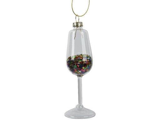 Orn.glas fles l4b4h11.5cm trnsprnt