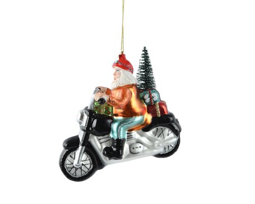 Orn.glas kerstman l12.6b6.5h11 mlt