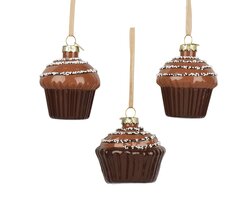 Decoris Cupcakes glas with cupcake paper 3ass