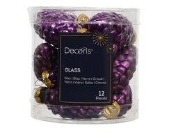 Orn.gls denappel d2.5h6cm vijg 12st - afbeelding 1