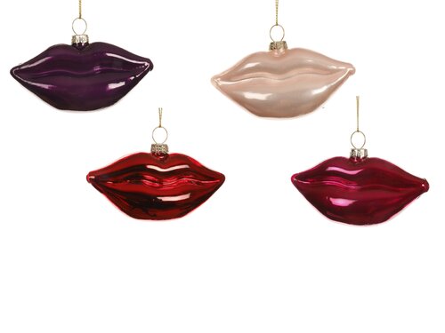 Decoris Figuur glas shiny shiny 4col ass