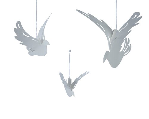 Decoris Vogel papier 3ass fsc 100%