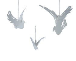 Decoris Vogel papier 3ass fsc 100%