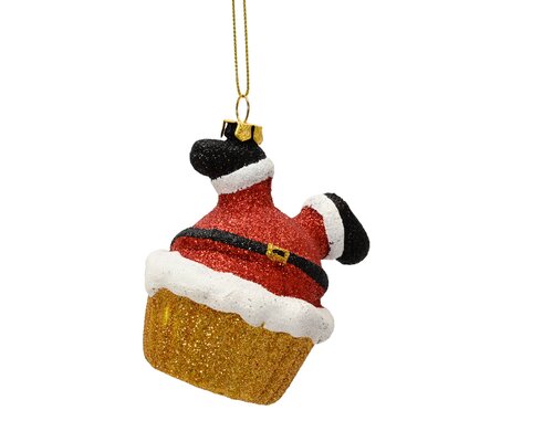 Decoris Cupcakes polystyreen glitter
